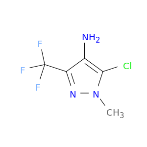 5-chloro-1-methyl-3-(trifluoromethyl)-1H-pyrazol-4-amine