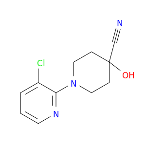 4-Piperidinecarbonitrile, 1-(3-chloro-2-pyridinyl)-4-hydroxy-