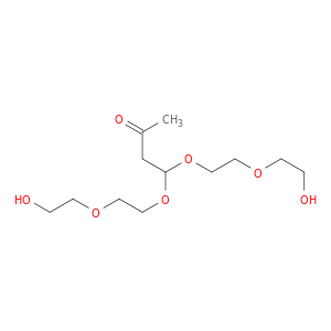 2-Butanone, 4,4-bis[2-(2-hydroxyethoxy)ethoxy]-