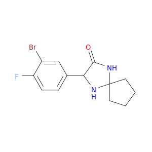 3-(3-溴-4-氟苯基)-1,4-二氮杂螺[4.4]壬烷-2-酮