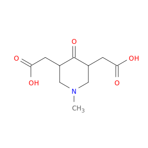 3,5-Piperidinediaceticacid, 1-methyl-4-oxo-