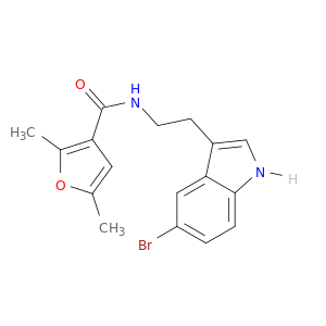 3-Furancarboxamide, N-[2-(5-bromo-1H-indol-3-yl)ethyl]-2,5-dimethyl-