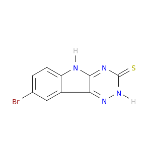 3H-1,2,4-Triazino[5,6-b]indole-3-thione, 8-bromo-2,5-dihydro-