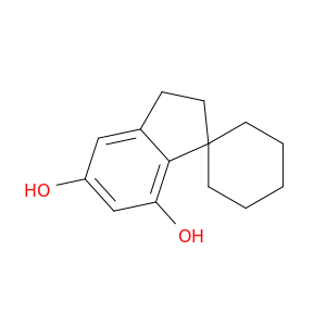 Spiro[cyclohexane-1,1'-[1H]indene]-5',7'-diol, 2',3'-dihydro-