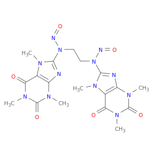 Caffeine,8,8'-(ethylenedinitrosimino)di- (7CI,8CI)