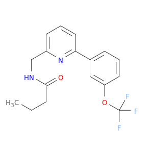 Butanamide, N-[[6-[3-(trifluoromethoxy)phenyl]-2-pyridinyl]methyl]-
