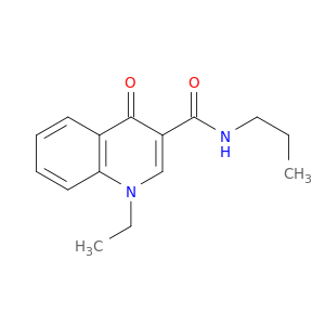 3-Quinolinecarboxamide, 1-ethyl-1,4-dihydro-4-oxo-N-propyl-