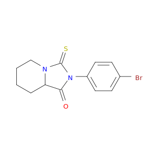 Imidazo[1,5-a]pyridin-1(5H)-one,2-(4-bromophenyl)hexahydro-3-thioxo-