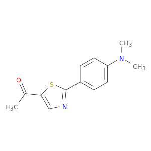 Ethanone, 1-[2-[4-(dimethylamino)phenyl]-5-thiazolyl]-