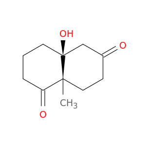 1,6(2H,5H)-Naphthalenedione, hexahydro-4a-hydroxy-8a-methyl-, cis-