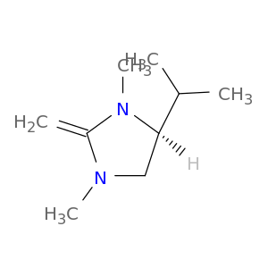 Imidazolidine, 1,3-dimethyl-2-methylene-4-(1-methylethyl)-, (S)-