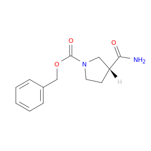 (R)-1-Cbz-3-吡咯烷甲酰胺