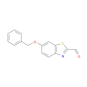 2-Benzothiazolecarboxaldehyde, 6-(phenylmethoxy)-