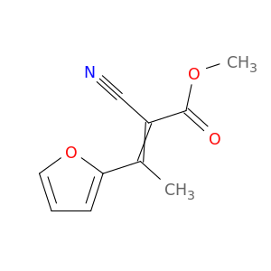 2-Butenoic acid, 2-cyano-3-(2-furanyl)-, methyl ester