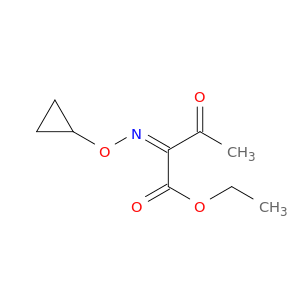 Butanoic acid, 2-[(cyclopropyloxy)imino]-3-oxo-, ethyl ester, (Z)-