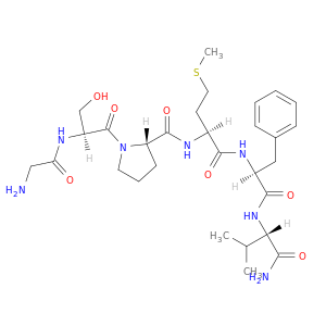 L-Valinamide, glycyl-L-seryl-L-prolyl-L-methionyl-L-phenylalanyl-
