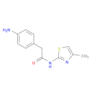 2-(4-氨基苯基)-N-(4-甲基-1,3-噻唑-2-基)乙酰胺