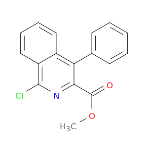 3-Isoquinolinecarboxylic acid, 1-chloro-4-phenyl-, methyl ester