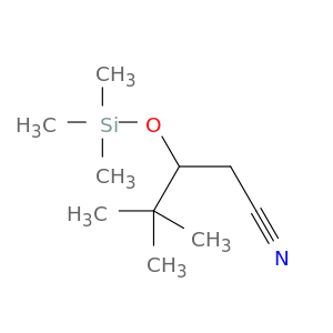Pentanenitrile, 4,4-dimethyl-3-[(trimethylsilyl)oxy]-