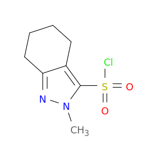 2-Methyl-4,5,6,7-tetrahydro-2H-indazole-3-sulfonyl Chloride