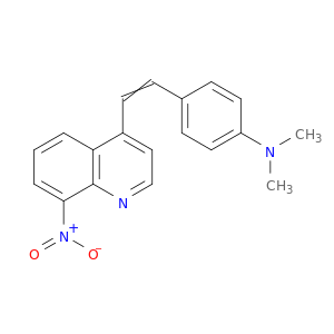 N,N-DIMETHYL-4-[2-(8-NITROQUINOLIN-4-YL)ETHENYL]ANILINE