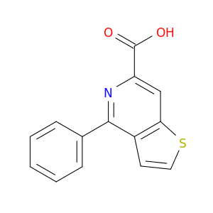 Thieno[3,2-c]pyridine-6-carboxylic acid, 4-phenyl-