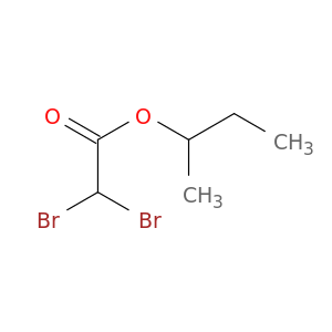 Acetic acid, dibromo-, 1-methylpropyl ester