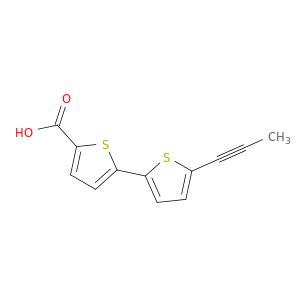 [2,2'-Bithiophene]-5-carboxylicacid, 5'-(1-propyn-1-yl)-
