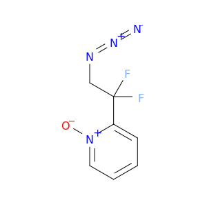 Pyridine, 2-(2-azido-1,1-difluoroethyl)-, 1-oxide