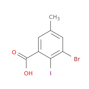 3-BRomo-2-iodo-5-methylbenzoic acid