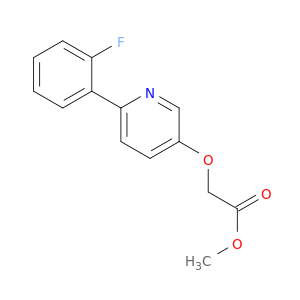 Acetic acid, 2-[[6-(2-fluorophenyl)-3-pyridinyl]oxy]-, methyl ester