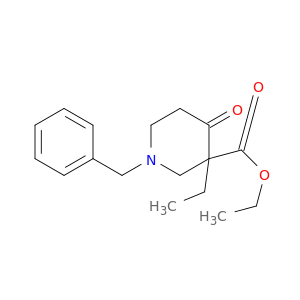 3-Piperidinecarboxylic acid, 3-ethyl-4-oxo-1-(phenylmethyl)-, ethyl ester