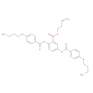 Benzoic acid, 2,5-bis[(4-butoxybenzoyl)oxy]-, 3-butenyl ester