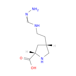 L-Proline, 4-[2-[(aminoiminomethyl)amino]ethyl]-, (4S)-