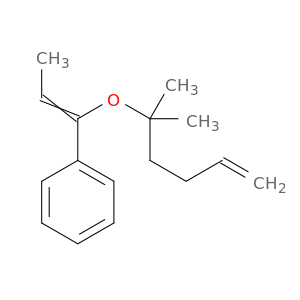 Benzene, [1-[(1,1-dimethyl-4-pentenyl)oxy]-1-propenyl]-