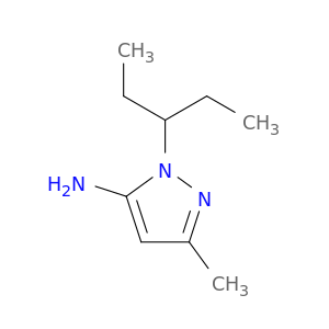 3-Methyl-1-(pentan-3-yl)-1H-pyrazol-5-amine