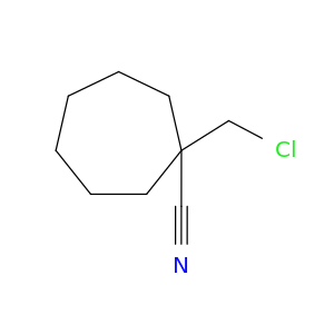 Cycloheptanecarbonitrile, 1-(chloromethyl)-