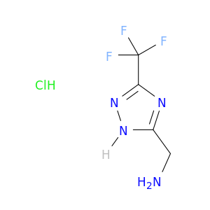 1-[3-(trifluoromethyl)-1H-1,2,4-triazol-5-yl]methanamine hydrochloride