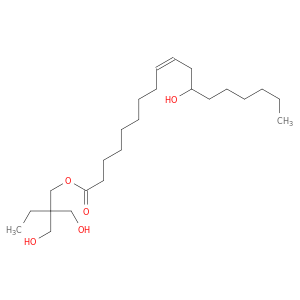 2,2-双(羟甲基)丁基(9Z,12R)-12-羟基-9-十八烯酸盐