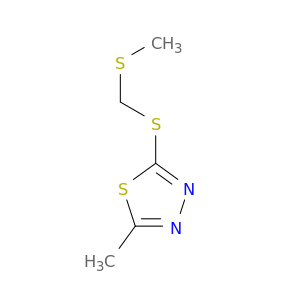 1,3,4-Thiadiazole, 2-methyl-5-[[(methylthio)methyl]thio]-