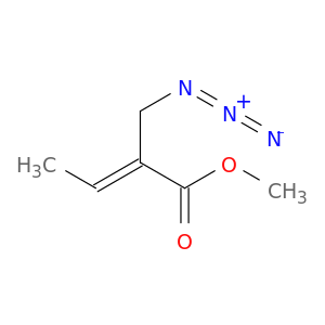 2-Butenoic acid, 2-(azidomethyl)-, methyl ester, (2E)-