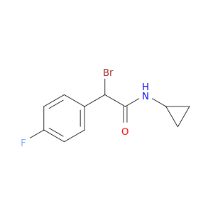 2-Bromo-N-cyclopropyl-2-(4-fluorophenyl)acetamide