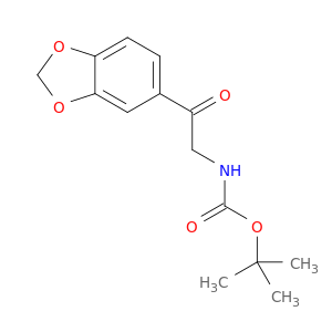 Carbamic acid,[2-(1,3-benzodioxol-5-yl)-2-oxoethyl]-, 1,1-dimethylethyl ester (9CI)