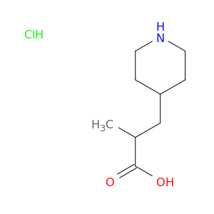 2-Methyl-3-(piperidin-4-yl)propanoic acid hydrochloride