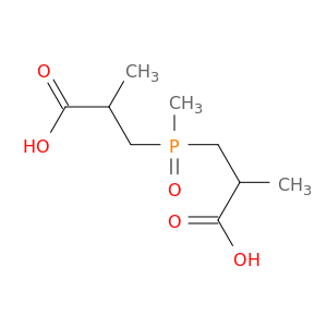 Propanoic acid, 3,3'-(methylphosphinylidene)bis[2-methyl-