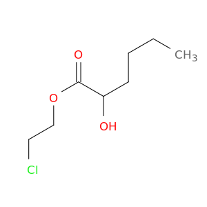 Hexanoic acid, 2-hydroxy-, 2-chloroethyl ester