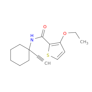 2-Thiophenecarboxamide, 3-ethoxy-N-(1-ethynylcyclohexyl)-