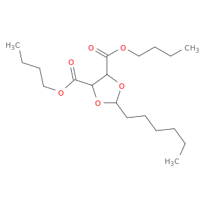 1,3-Dioxolane-4,5-dicarboxylicacid, 2-hexyl-, 4,5-dibutyl ester