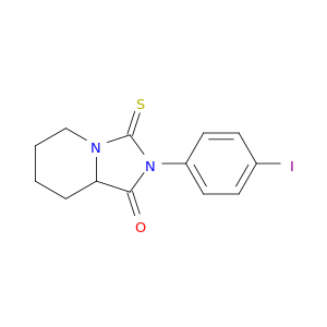 2-(4-iodophenyl)-3-thioxohexahydroimidazo[1,5-a]pyridin-1(5h)-one