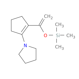 Pyrrolidine, 1-[2-[1-[(trimethylsilyl)oxy]ethenyl]-1-cyclopenten-1-yl]-